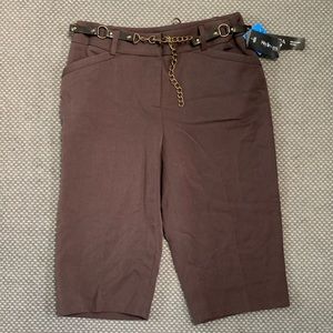 Style & Co Shorts with Belt- New with Tags